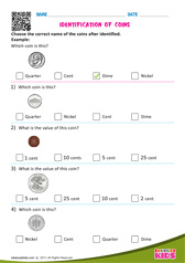 Identification of Coins